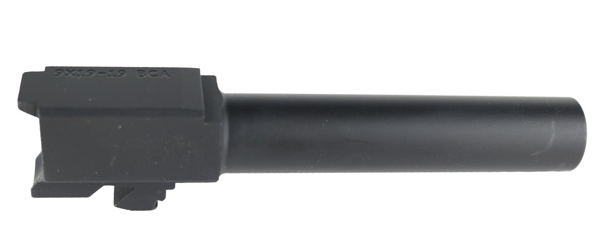 Glock 19 Compatible Gen 3 9mm Replacement Barrel - Black Nitride Finish